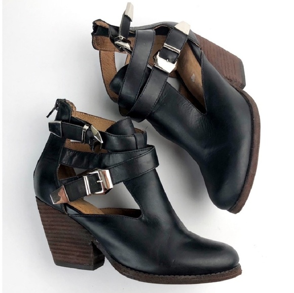 Jeffrey Campbell Shoes - Jeffrey Campbell Leather Cutout Booties